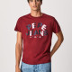 Pepe Jeans Ανδρική κοντομάνικη μπλούζα Raphael Graffiti T-Shirt